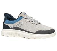 Geox U SPHERICA Plus E Sneaker, LT Grey/Navy, 46 EU