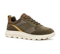 Geox Sneakers SPHERICA™ Uomo U56BYA022EKC3708 – Suola Zero Shock System – Verde Militare/Cognac 43