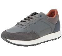 Geox U Vicenda D, Scarpe da ginnastica Uomo, Anthracite Navy, 44 EU