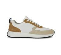 Geox U Volpiano A, Scarpe da Ginnastica Uomo, Lt Tortora Bianco, 43 EU