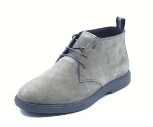 Geox U56LAD Spherica Dove Grey Scarponcini per Uomo in nabuk