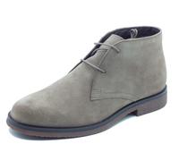 Geox U6658D Claudio Man Dove Grey Brown Scarponcini per Uomo in camoscio con lac