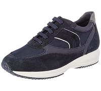 Geox Uomo Happy, Scarpe da Ginnastica, Blu Navy, 43 EU