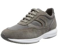 Geox Uomo Happy, Scarpe da Ginnastica, Tortora, 46 EU