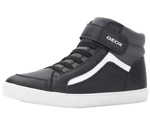 Geox Uomo J Gisli Boy C Sneaker, Nero Grigio Scuro, 38 EU