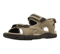 Geox Sandalo Strada Trekking Uomo Beige/Beige scuro/Giallo/Nero Taglia 46