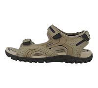 GEOX UomoSandalo da trekking 'Strada' Nero / Beige Scuro, Taglia 41,