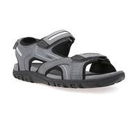 Geox Uomo Sandal Strada D, Sandali Uomo, Grigio Stone Lt Grey, 39 EU