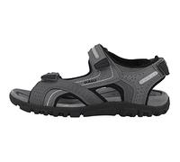 Geox Uomo Sandal Strada D, Sandali Uomo, Grigio Stone Lt Grey, 43 EU