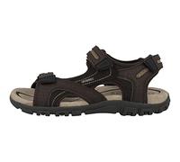Geox Uomo Sandal Strada D, Sandali Uomo, Marrone Beige Brown Sand, 41 EU
