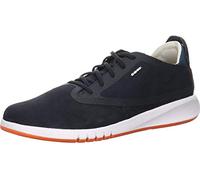 Geox Uomo Scarpe da Ginnastica aerantis in Pelle Scamosciata Blu Marino 43
