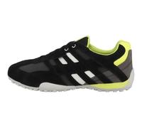 Geox Uomo Snake A, Scarpe da Ginnastica, Nero Giallo Fluo, 39 EU