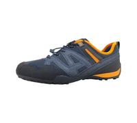 Geox Uomo Snake C, Scarpe da Ginnastica, Navy Arancio, 41 EU