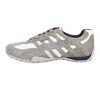 Geox Uomo Snake K, Sneakers Uomo, Beige Bianco Ice White, 43 EU