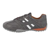 Geox Uomo Snake K, Sneakers Uomo, Grigio Lt Grey Anthracite, 44 EU
