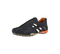 Geox Uomo Snake L, Sneakers Uomo, Blu Navy, 47 EU