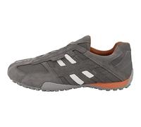 Geox Uomo Snake L, Sneakers Uomo, Grigio Lt Grey Anthracite, 43 EU
