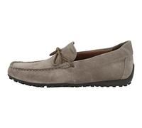 Geox Uomo Snake Mocassino, Moccasin, Grey, 43 EU