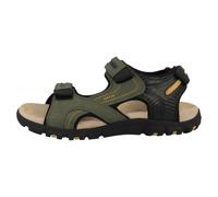 Geox Uomo Strada D Sandal, Musk/Black, 43 EU