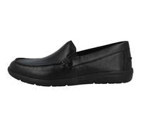 Geox Uomo U Leitan E Mocassini Uomo, Nero (Black), 43 EU