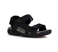 Geox Uomo U Terreno + Grip Sandal, Nero, 46 EU