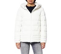 Geox W Asheely Mid Parka Parka, Cloud White , 42 Donna