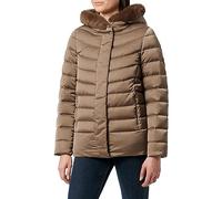 Geox W Chloo Mid Parka, Parka Donna, Walnut, 44
