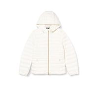 Geox W Jaysen Hood Jkt, Piumino Donna, Bianco Brillante, 44