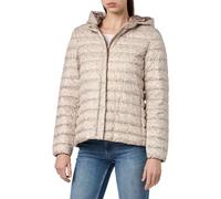 Geox W Jaysen Short Jkt Giacca, SIMP Taupe/Pumice ST, 36 Donna