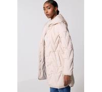 Geox - W PLUMMERY LONG JKT Grigio - Abbigliamento 46 Grigio