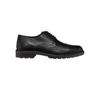 Geox Walk Pleasure C, Scarpe Stringate in Pelle da Uomo (Nero, Sistema Taglie Calzature EU, Adulto, Numero, Media, 44)