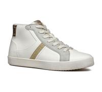 Geox Women's D Blomiee a Sneaker, Optic White Silver, 37 EU