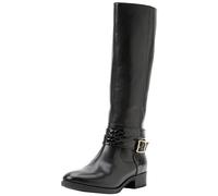 Geox Women's D Felicity Knee high Boot, Nero, 39.5 EU