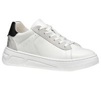 Geox Sneaker D LjubaDonna, Bianco argento, 39 EU