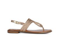 Geox D Sozy Plus E, Sandali Piatti Donna, Dk Gold, 36 EU