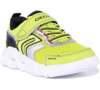 Geox Wroom Strap Leggero Led Illuminato Scarpe Junior Da Ragazzo Lime UK 8 - 12