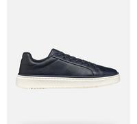 GEOX ZACKERTY Uomo Sneakers PELLE Blu Navy Comfort Traspirante U46HPA00046C4002