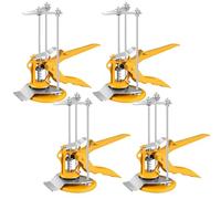 Geoyien Sollevatore di piastrelle, 4 pezzi Sollevatore per Attrezzi da Lavoro a Mano, robusto e durevole, adatto per sollevare e fissare piastrelle, pavimenti, porte e finestre