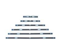 GEPCO - Livella magnetica, 6 pezzi, 60/80/120/150/180/200 cm