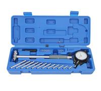 GEPCO - Set di misuratori per fori con diametro interno 50-160 mm, misuratore cilindrico, precisione 0,01 mm, con 12 barre di misurazione e 4 anelli distanziatori