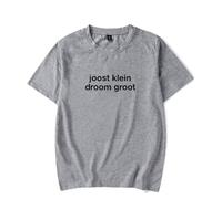 GEPLUM T-Shirt Vintage da Uomo E Donna Jo-ost Singer Klein 2D Classica con Stampa A Maniche Corte Hip Hop Ampia Harajuku Top Maglietta Girocollo XXS-4XL-Grey||m