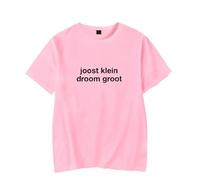 GEPLUM T-Shirt Vintage da Uomo E Donna Jo-ost Singer Klein 2D Classica con Stampa A Maniche Corte Hip Hop Ampia Harajuku Top Maglietta Girocollo XXS-4XL-Pink||m