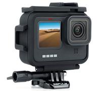 GEPULY - Custodia protettiva per GoPro Hero 9, con doppia fessura per scarpe fredde, fibbia a sgancio rapido e vite per pollice.