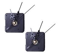 GERALD 2X Quarzo A Coppia Eleve FAI DA TE per l'orologio Controlee da Maree Set di Mecanesimo Motore di Movimento Parti Orologio Accessorio Ora, Nero