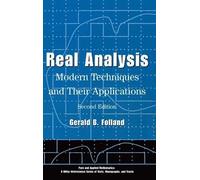 Gerald B. Folland Real Analysis (Copertina rigida)