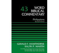 Gerald F. Hawthorne Ralph P. Martin Philippians, Volume 43 (Copertina rigida)