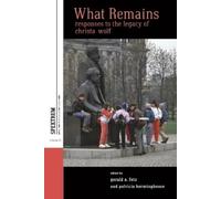 Gerald Fetz What Remains (Copertina rigida)