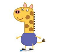 Gerald Giraffa Da Peppa Pig Cartone Ritaglio/ Sagoma/ Stand Up - Festa Challenge