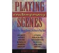 Gerald Lee Ratliff Playing Contemporary Scenes (Tascabile)