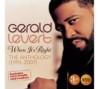 GERALD LEVERT - WHEN IT'S RIGHT - THE ANTHOLOGY 1991-2007 3CD DIGIPAK